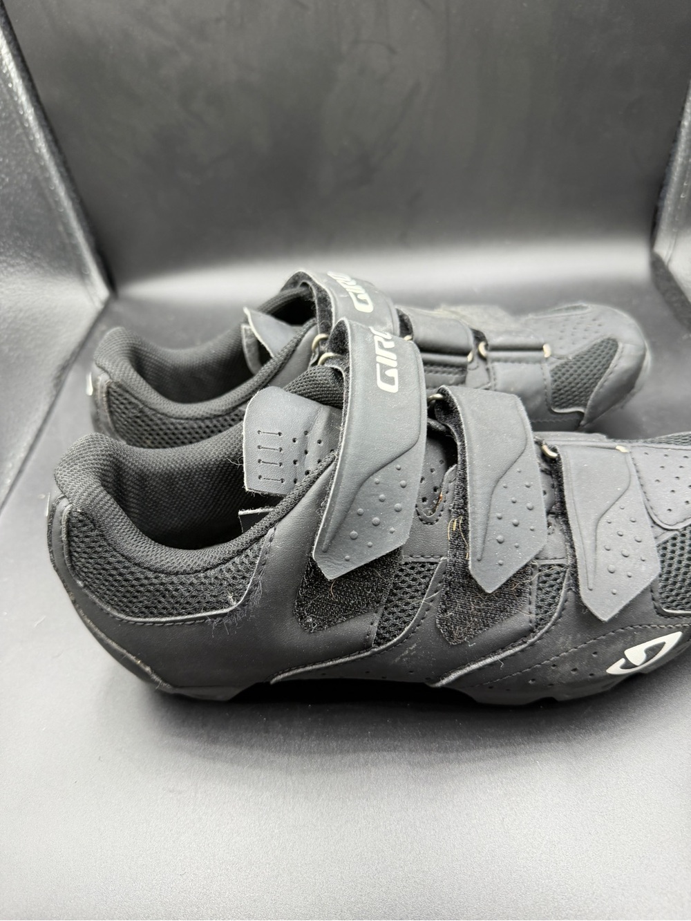 Giro Black Cycling Shoes with Triple Straps